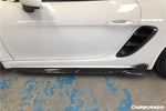  2017-2023 Porsche 718 Cayman/Boxster AM Style Carbon Fiber Side Skirts - Carbonado 