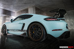  2016-2023 Porsche 718 Cayman/Boxster BKSS Style Carbon Fiber Trunk Spoiler - DarwinPRO Aerodynamics 