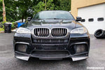  2009-2014 BMW E70 E71 X5M X6M AK Style Carbon Fiber Front Lip - Carbonado 