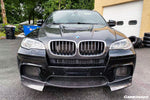  2009-2014 BMW E70 E71 X5M X6M AK Style Carbon Fiber Front Lip - Carbonado 