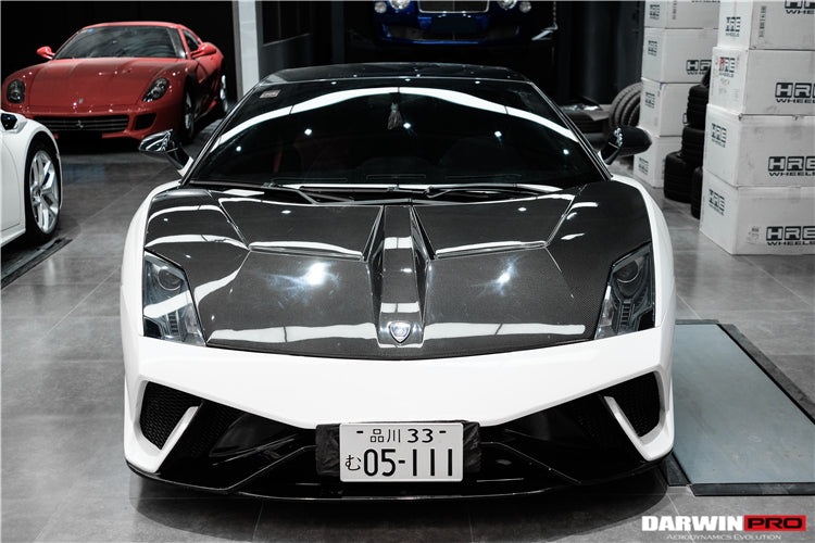 2009-2014 Lamborghini Gallardo IRON Style Hood - DarwinPRO Aerodynamics