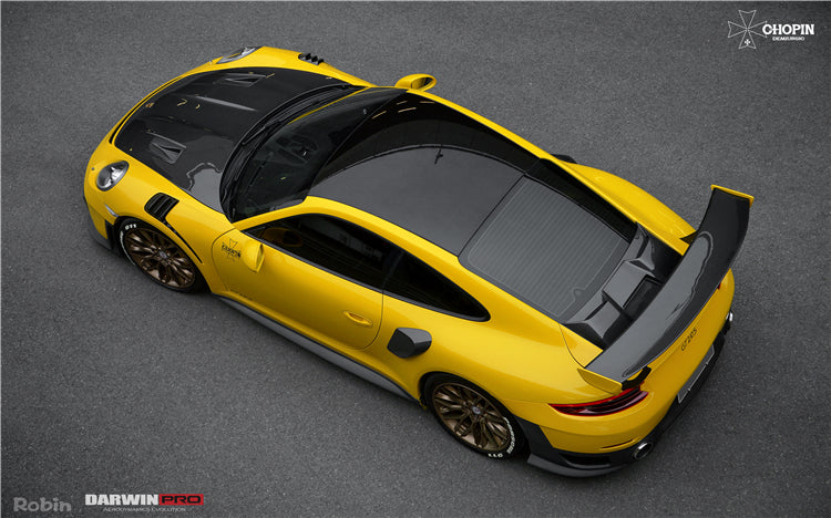 2012-2015 Porsche 991.1 Carrera/S Targa 4/4s GT2RS Style Carbon Fiber Hood - DarwinPRO Aerodynamics