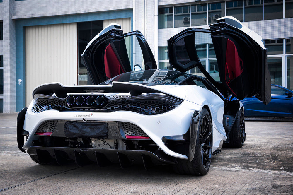 2017 2022 McLaren 720s Convert 765LT Style Rear Bumper And Wing 2017-2022-mclaren-720s-convert-765lt-style-rear-bumper-and-wing