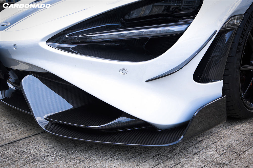 2017-2022 McLaren 720s 765LT-Style Front Bumper - Carbonado