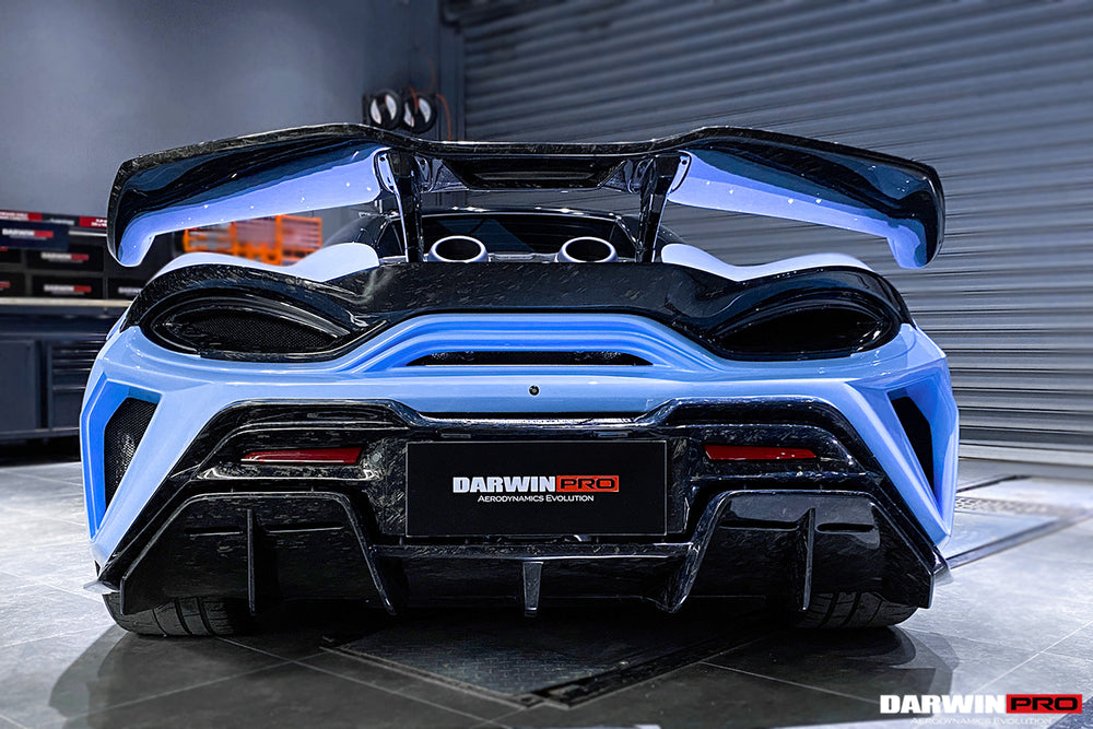 2018-2021 McLaren 600lt BKSS Style Carbon Fiber Trunk Spoiler - DarwinPRO Aerodynamics