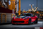  2013-2019 Corvette C7 Z06 Grandsport Carbon Fiber Front Lip w/ Caps - DarwinPRO Aerodynamics 