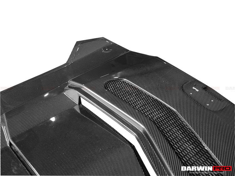 2011-2016 Lamborghini Aventador LP700 Coupe BKSS Style Carbon Fiber Engine Trunk - DarwinPRO Aerodynamics