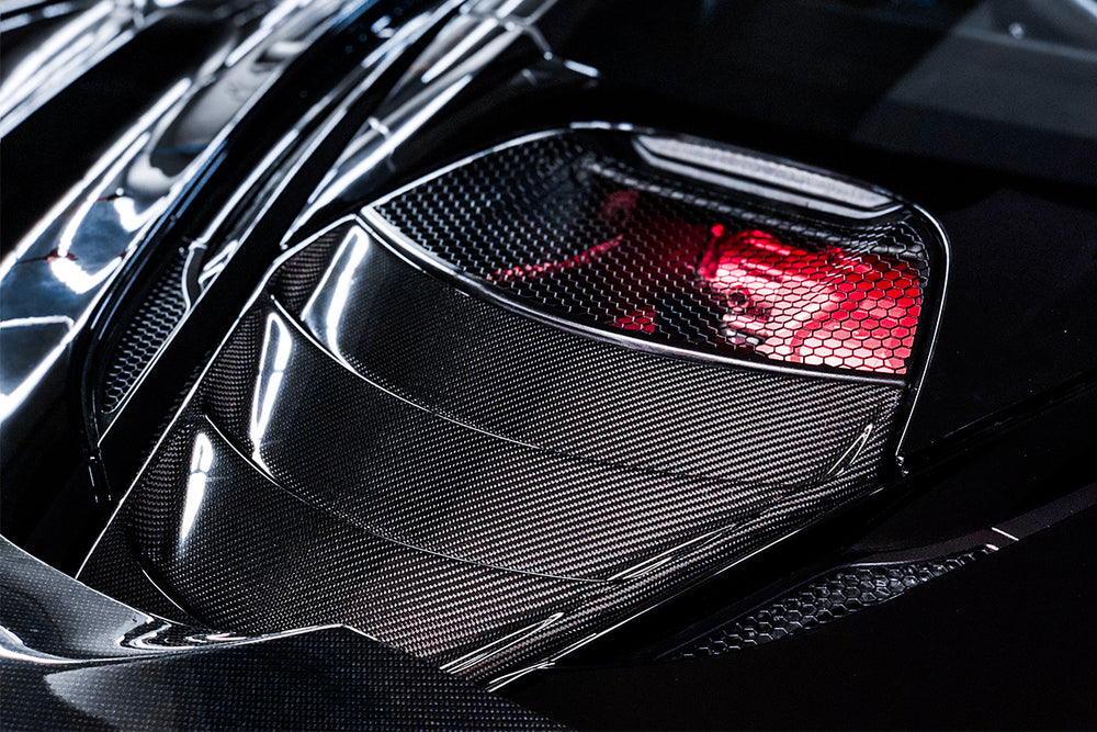 2017-2020 McLaren 720s Coupe Carbon Fiber Engine Cover Replacement - DarwinPRO Aerodynamics