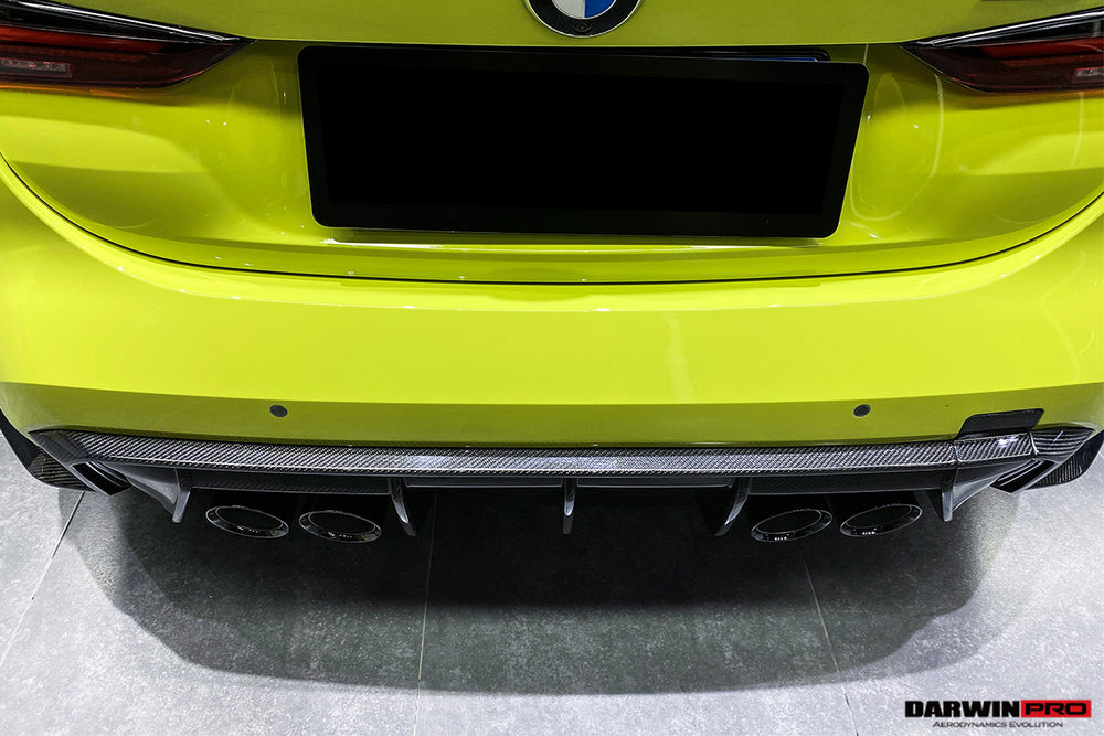 2021-UP BMW M4 G82/G83 M3 G80 Carbon Fiber Rear Diffuser Trim Replacement Lip - DarwinPRO Aerodynamics