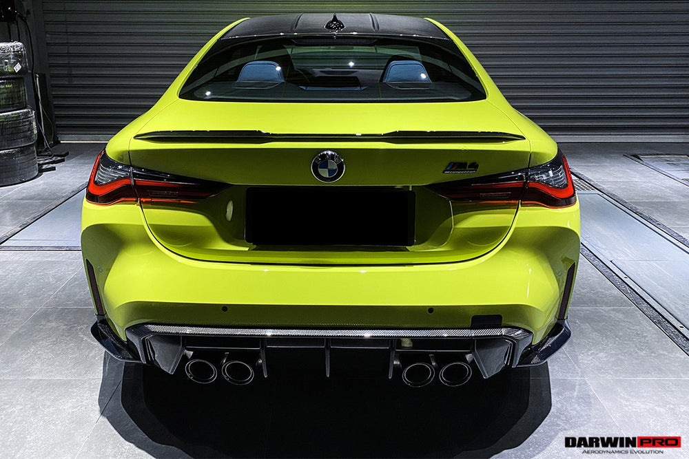 2021-UP BMW M4 G82/G83 M3 G80 Carbon Fiber Rear Diffuser Trim Replacement Lip - DarwinPRO Aerodynamics