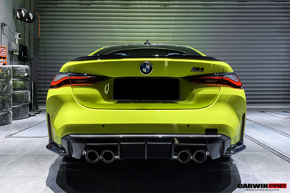 2021-UP BMW M4 G82/G83 M3 G80 Carbon Fiber Rear Diffuser Trim Replacement Lip - DarwinPRO Aerodynamics