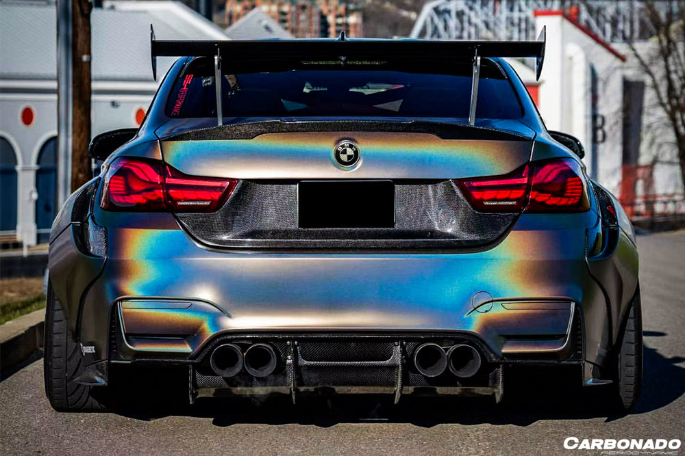 2014-2023 BMW M4 GTS2 Style Carbon Fiber Trunk Spoiler - DarwinPRO Aerodynamics