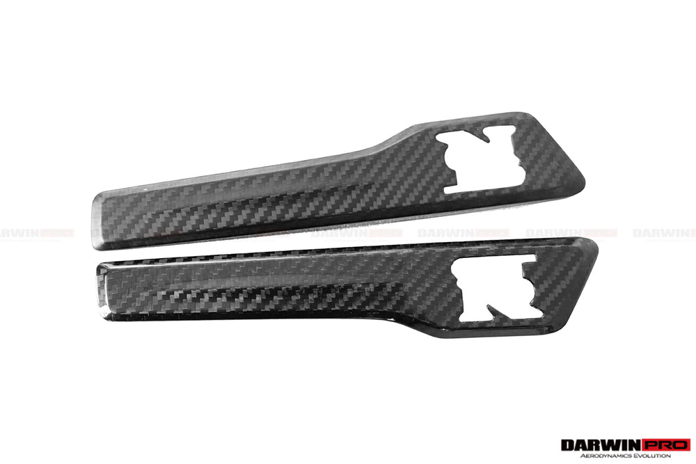 2015-2022 Nissan GTR R35 DBA/EBA Carbon Fiber Fender Logo Cover - DarwinPRO Aerodynamics