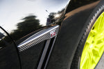  2015-2022 Nissan GTR R35 DBA/EBA Carbon Fiber Fender Logo Cover - DarwinPRO Aerodynamics 