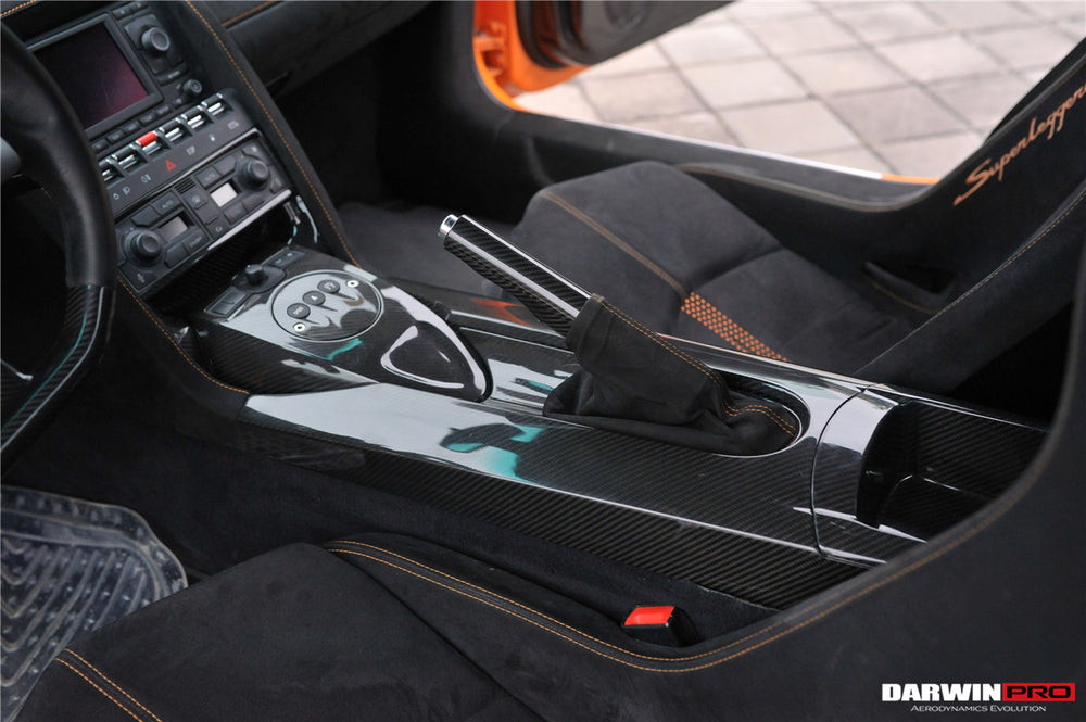 2004-2014 Lamborghini Gallardo Center Gear Shift Console Board - DarwinPRO Aerodynamics