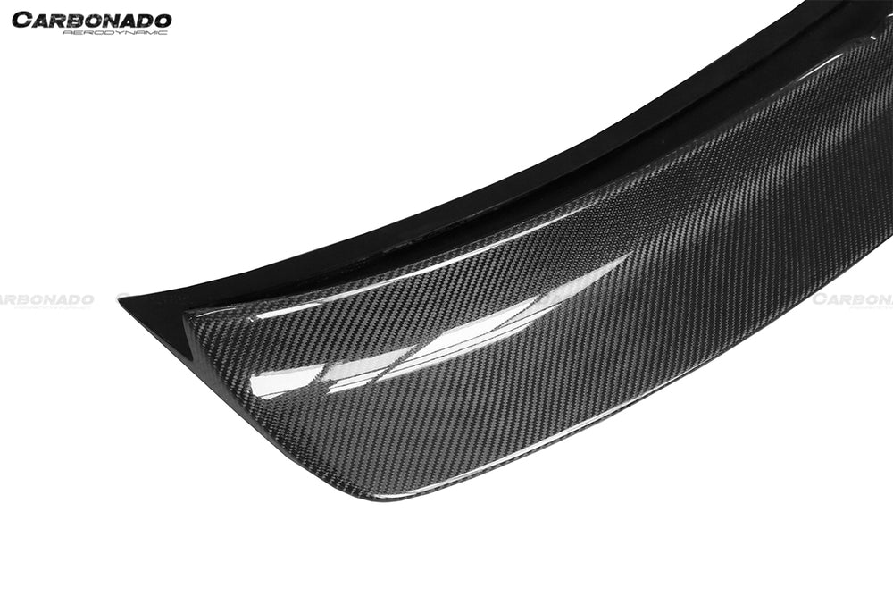 2014-2020 BMW F82 M4 Coupe DE Style Carbon Fiber Trunk Spoiler - Carbonado
