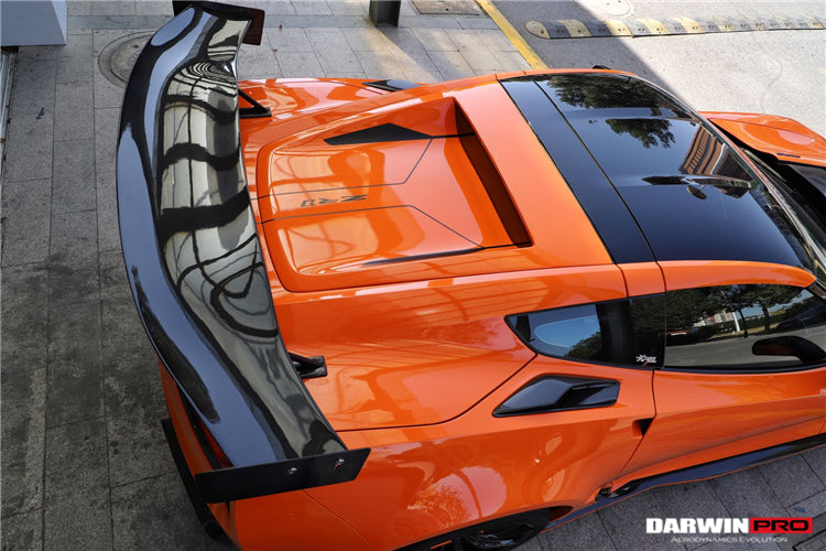 2013-2019 Corvette C7 Z06 Z51 Grandsport BKSS Style Carbon Fiber Trunk Cover - DarwinPRO Aerodynamics