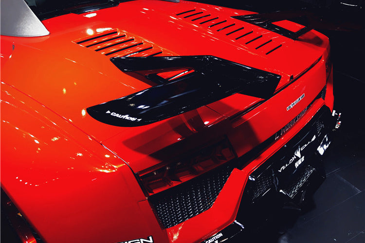 2009-2014 Lamborghini Gallardo Coupe Only IRON Style Trunk Spoiler