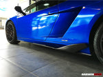 2004-2014 Lamborghini Gallardo BKSS Style Side Skirts - DarwinPRO Aerodynamics 