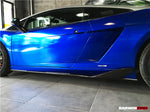  2004-2014 Lamborghini Gallardo BKSS Style Side Skirts - DarwinPRO Aerodynamics 