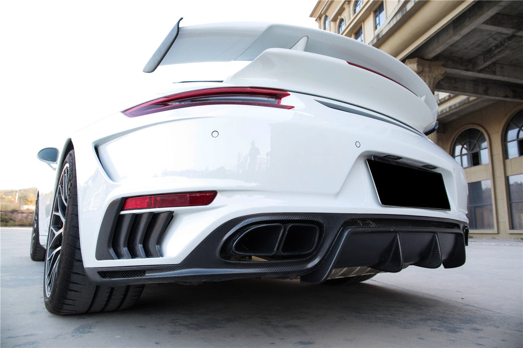 991 2 Rear 2016-2019 Porsche 911 991.2 Turbo/S TP Style Rear Bumper