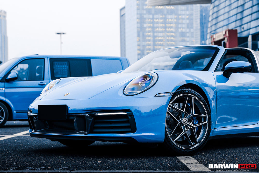 2019-2023 Porsche 911 992 Carrera S/4/4S/Targa/Cabriolet BKSS Style Front Middle Lip - DarwinPRO Aerodynamics