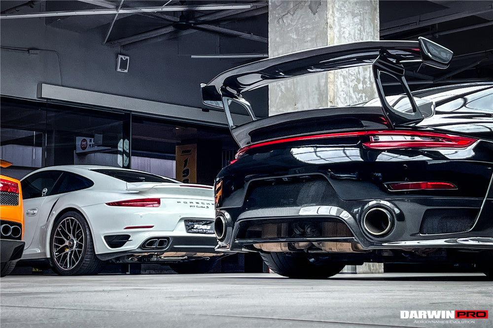 2016-2019 Porsche 911 991.2 Carrera /S/4S GT2RS Style Carbon Fiber Trunk Spoiler Wing - DarwinPRO Aerodynamics