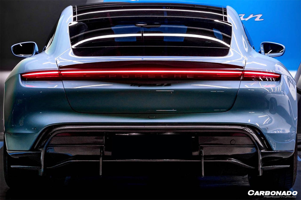 2019-2022 Porsche Taycan 4/4S OD Style Rear Diffuser - DarwinPRO Aerodynamics