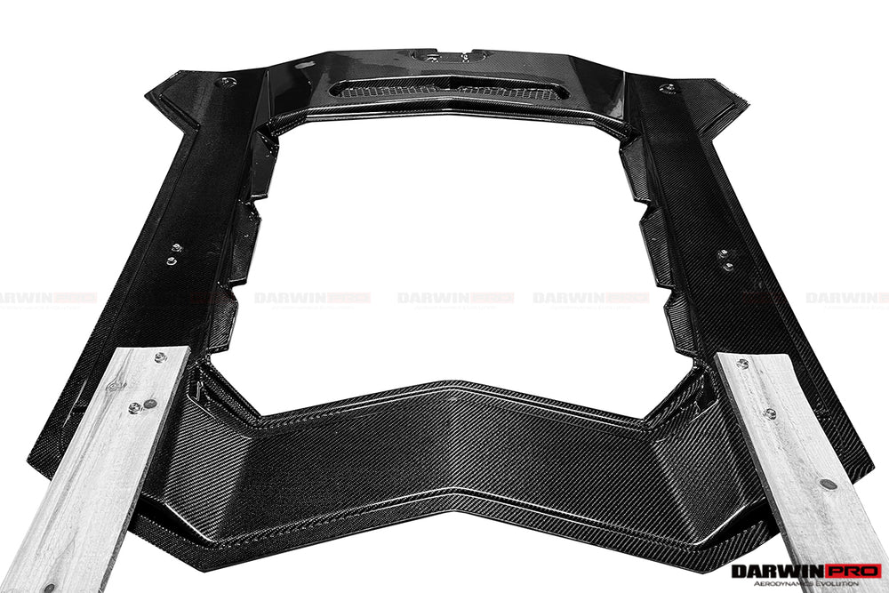 2011-2016 Lamborghini Aventador LP700 Coupe Carbon Fiber Engine Trunk - DarwinPRO Aerodynamics