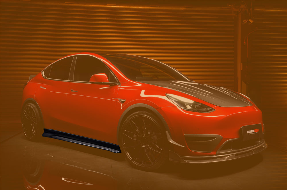 Tesla Model Y ab 2021 Mittelkonsole Fächer 4 Teiliges Set