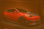  2020-2023 Tesla Model Y IMP Performance Carbon Fiber Front  Bumper Canards - DarwinPRO Aerodynamics 