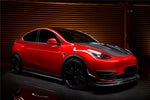  2020-2022 Tesla Model Y IMP Style Carbon Fiber Day Running Light Cover - DarwinPRO Aerodynamics 
