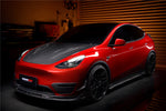  2020-2023 Tesla Model Y IMP Performance Carbon Fiber Front  Bumper Canards - DarwinPRO Aerodynamics 