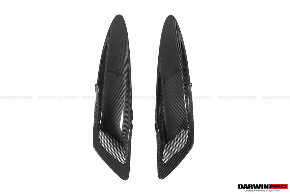 2017-2021 McLaren 720s Dry Carbon Fiber Rear Trunk Air Intake Vents Replacement - DarwinPRO Aerodynamics