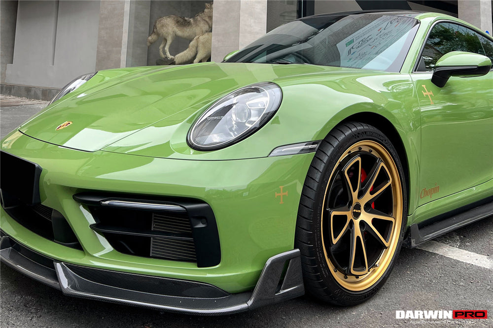 2019-2023 Porsche 911 992 Carrera/Targa S/4/4S SD-Sport Design Modl BKSS Style Front Lip - DarwinPRO Aerodynamics