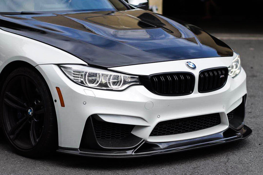 2014-2020 BMW M3 F80 & M4 F82 BS Style Carbon Fiber Front Lip - Carbonado