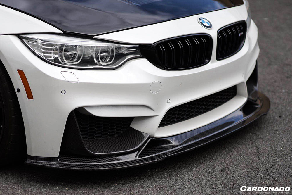 2014-2020 BMW M3 F80 & M4 F82 BS Style Carbon Fiber Front Lip - DarwinPRO Aerodynamics