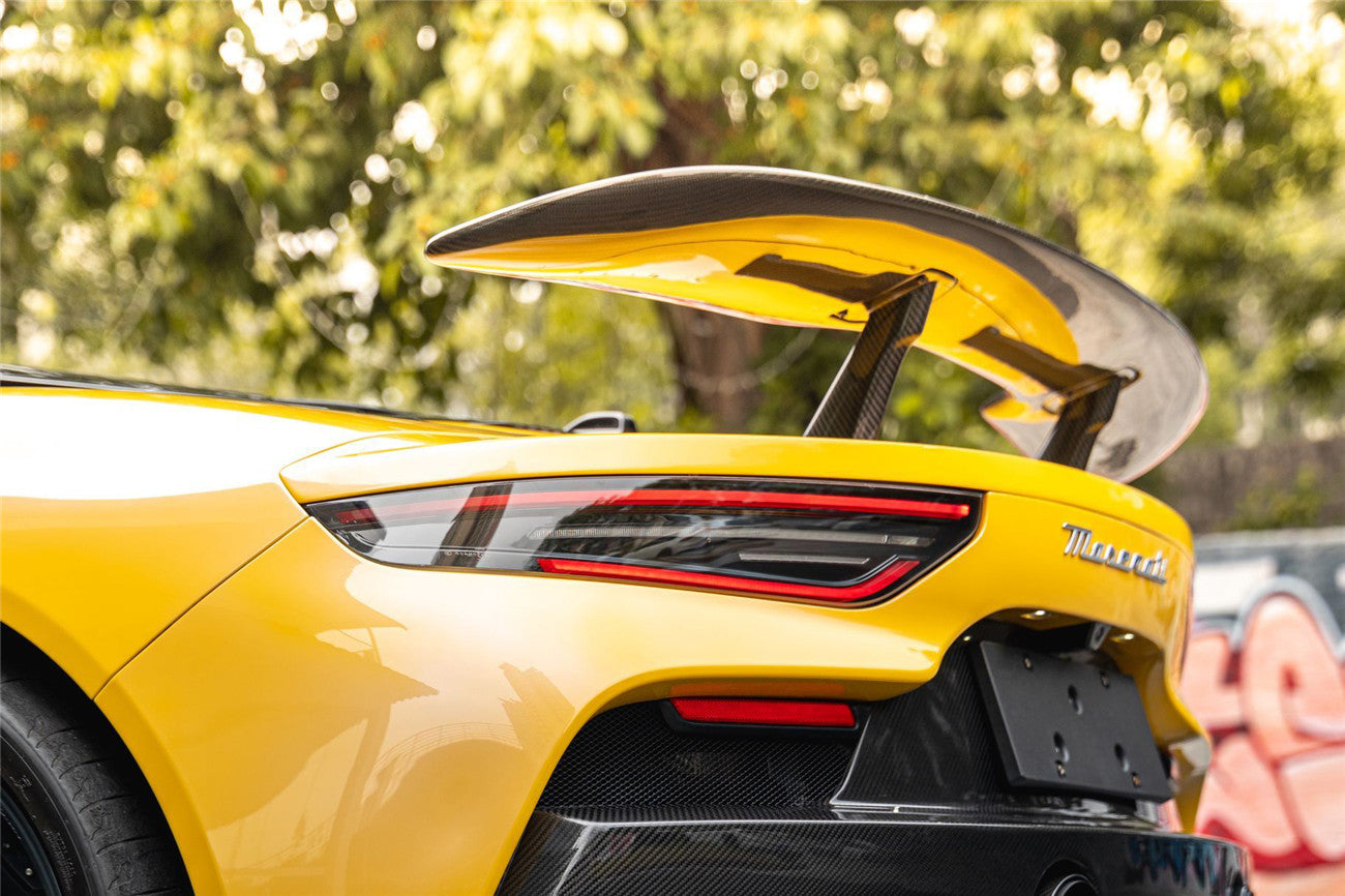 2020-UP Maserati MC20 MCPura SVD Style Dry Carbon Fiber GT Wing