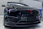  2016-2021 Tesla X SUV RZS Style Carbon Fiber Front Lip - Carbonado 