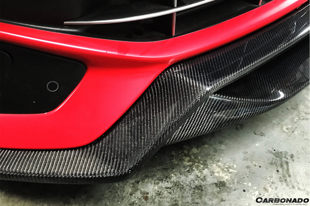 2012-2017 Ferrari F12 Berlinetta DC Style Carbon Fiber Front Lip - Carbonado