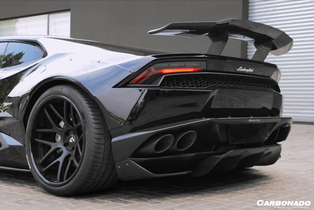 2015-2020 Lamborghini Huracan LP610/LP580 DE Style Trunk Spoiler - Carbonado