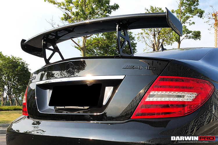 Mercedes Benz W204 C Class/ C63 AMG Coupe BKSS Style Carbon Fiber Trunk Spoiler - DarwinPRO Aerodynamics