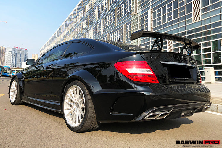 Mercedes Benz W204 C Class/ C63 AMG Coupe BKSS Style Carbon Fiber Trunk Spoiler - DarwinPRO Aerodynamics