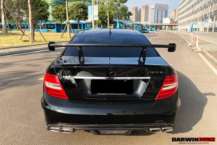 Mercedes Benz W204 C Class/ C63 AMG Coupe BKSS Style Carbon Fiber Trunk Spoiler - DarwinPRO Aerodynamics