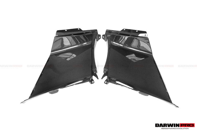 2011-2016 Lamborghini Aventador LP700 Coupe Carbon Fiber Quarter Panel Fender Vent Inside - DarwinPRO Aerodynamics