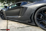  2011-2016 Lamborghini Aventador LP700 Coupe/Roadster Carbon Fiber Side Skirts - DarwinPRO Aerodynamics 