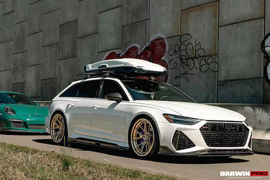 2019-2022 Audi RS6 Avant C8 BKSS Style Front Lip - DarwinPRO Aerodynamics
