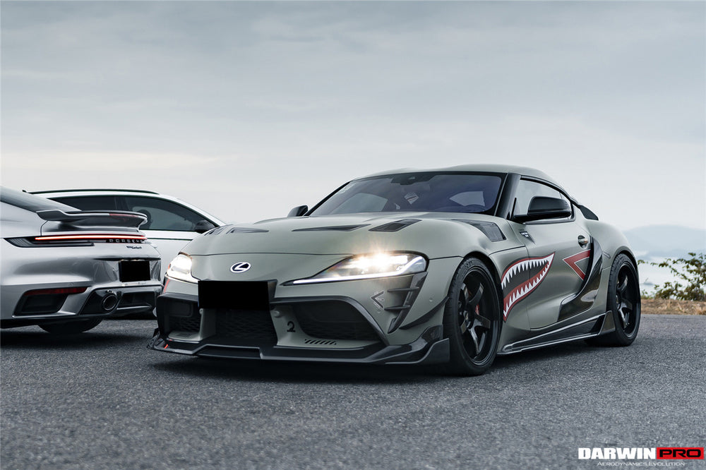 2019-UP Toyota GR Supra (J29/DB) A90 A91 BKSS Style Carbon Fiber Side Skirts - DarwinPRO Aerodynamics