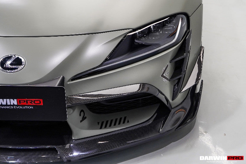 2019-UP Toyota GR Supra (J29/DB) A90 A91 BKSS Style Carbon Fiber Front Lip - DarwinPRO Aerodynamics