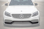  2015-2021 Mercedes Benz W205 C63/S AMG Carbon Fiber Front Bumper Trim Set (4pcs) - DarwinPRO Aerodynamics 